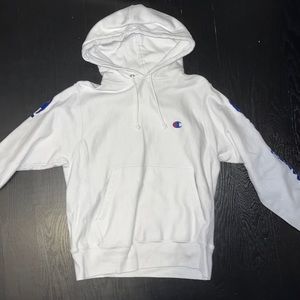 White Champion Hoodie